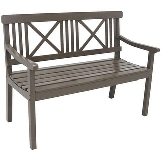 Colored Wood Patio Furniture Throughout Sunnydaze 2person Xback Outdoor Wood Patio Bench 47inch Decor Furniture Find Great Seating Colored Wood Patio Furniture Throughout Sunnydaze 2person Xback Outdoor Wood Patio Bench 47inch Decor Furniture Find Great Seating